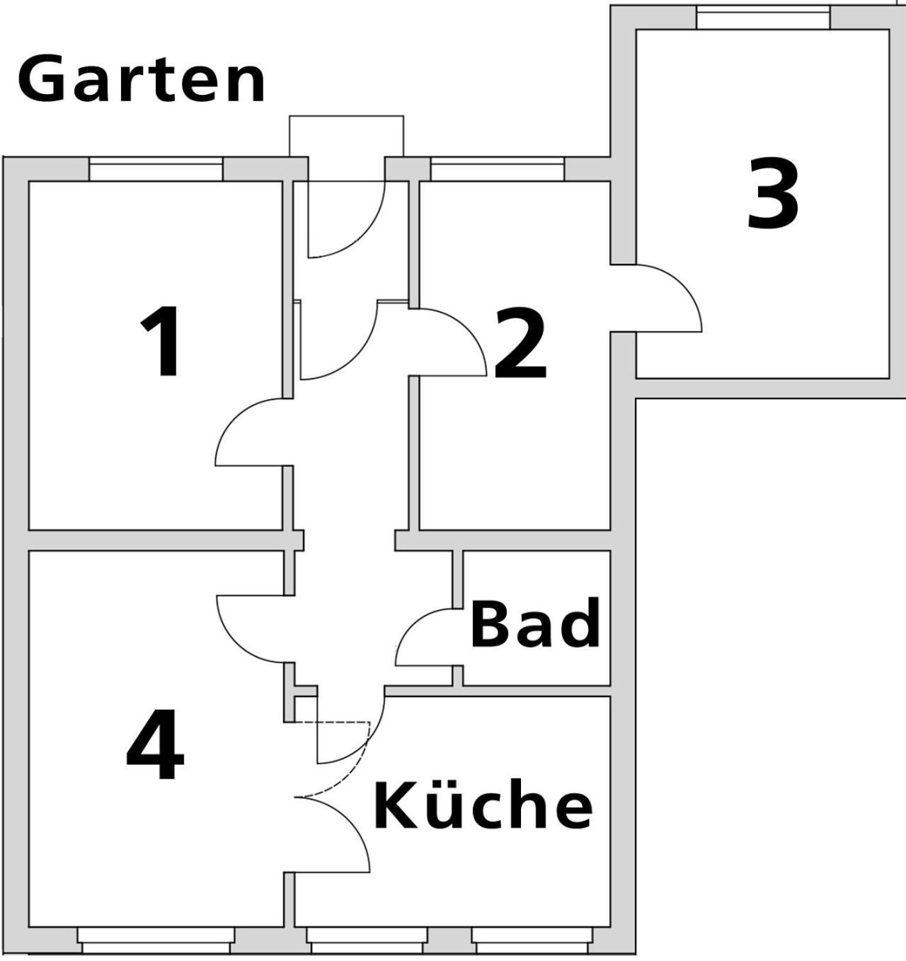 Messe-Apartment, 4 Schlafzimmer, 80 Qm, Garten - 6 Km Zur Messe, Verkehrsguenstig, Ruhig, Parkplaetze Nuremberga Exterior foto